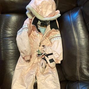 Pink Sky suit for 2 year old